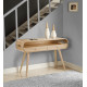 Curve Walnut Reception Hallway Table